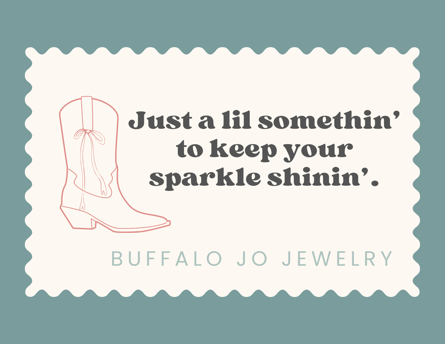 Buffalo Jo Jewelry Gift Card